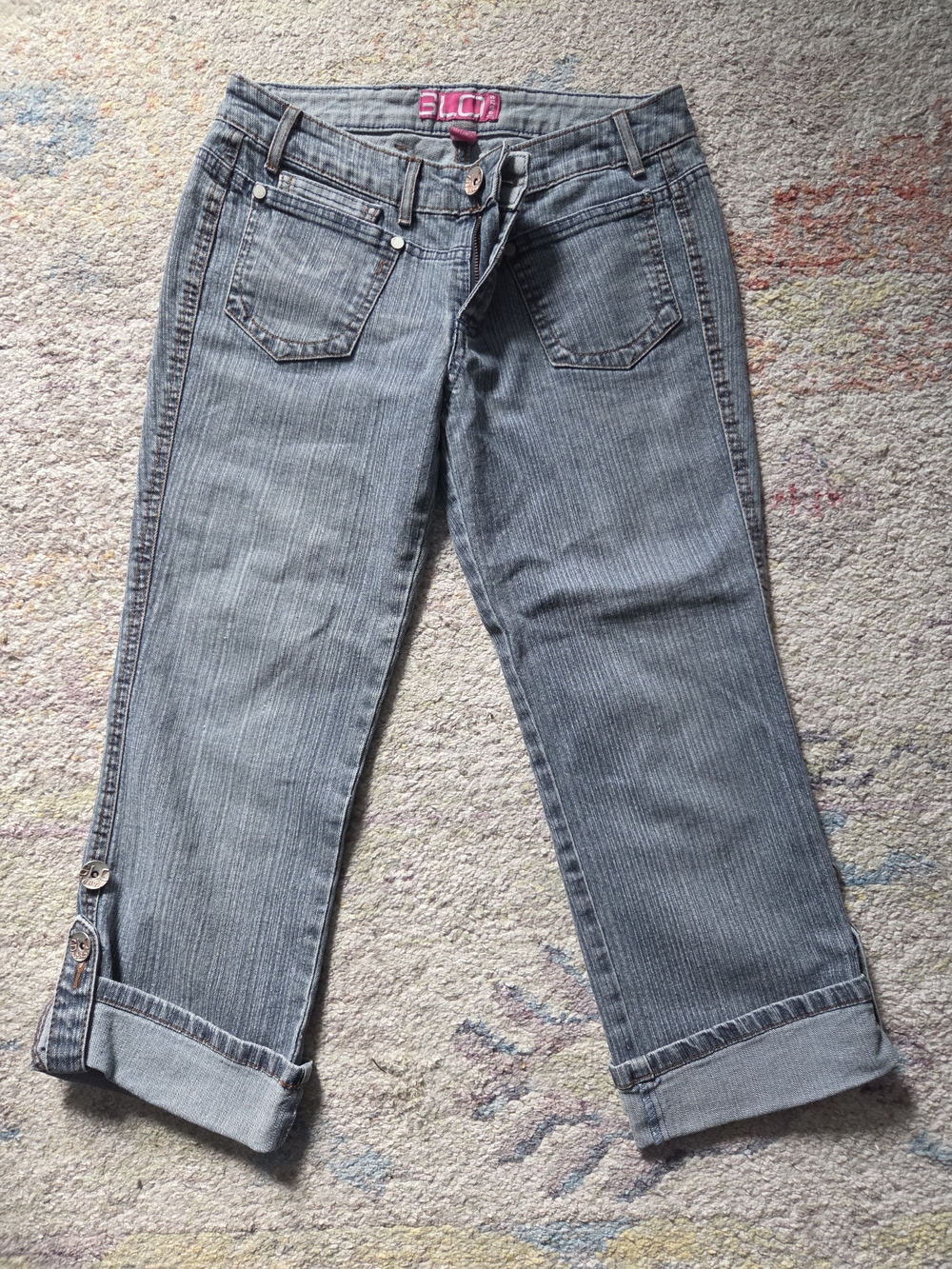 Girl’s Light Blue Cropped Jeans